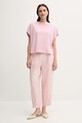 Бавовняна футболка United Colors of Benetton 3096D1071 рожевий SS25