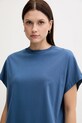 Хлопковая футболка United Colors of Benetton голубой 3096D1071