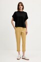 Хлопковая футболка United Colors of Benetton 3096D1071 чёрный SS25