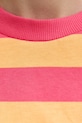 Bombažna kratka majica United Colors of Benetton 32JPD10A5 roza