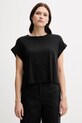 United Colors of Benetton tricou uni negru 3KMTD10A9