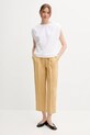 United Colors of Benetton tricou din bumbac 3096D10AB alb SS25