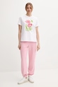 Бавовняна футболка United Colors of Benetton 3BL0D10AK білий SS25