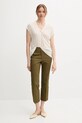 Футболка з домішкою льону United Colors of Benetton 38O0D10A8 бежевий SS25