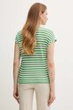 Одяг Футболка з домішкою льону United Colors of Benetton 38O0D10A8 зелений