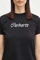 Carhartt WIP tricou din bumbac S/S Chained T-Shirt negru I034693.0D2XX