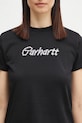 Carhartt WIP t-shirt bawełniany S/S Chained T-Shirt czarny I034693.0D2XX
