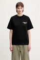 Odzież Carhartt WIP t-shirt bawełniany S/S Button T-Shirt I034702.89XX czarny