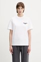 Odzież Carhartt WIP t-shirt bawełniany S/S Button T-Shirt I034702.02XX biały