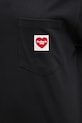 Хлопковая футболка Carhartt WIP S/S Pocket Heart T-Shirt чёрный I032180.1V2XX