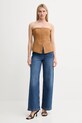 A.L.C. top lniany Renee 5TOPS01851 brązowy SS25