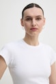 Bombažna kratka majica A.L.C. Avery bela 8KTOP00851