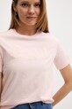 Gant t-shirt bawełniany różowy 4200502