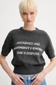 Свитер с примесью шерсти The Kooples серый FPUL30012K