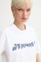 The Kooples t-shirt bawełniany biały FTSC30049K