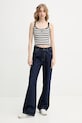 FROM FUTURE top di lana WTO02687 blu navy SS25