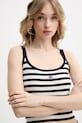 FROM FUTURE top di lana blu navy WTO02687