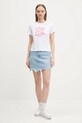 Abercrombie & Fitch t-shirt bawełniany KI157.5109.100 biały SS25