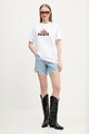Abercrombie & Fitch t-shirt bawełniany KI157.5237.100 biały SS25