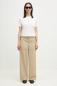 Kenzo tricou din bumbac FF52TS1504SG.02 alb