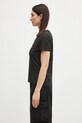 Βαμβακερό μπλουζάκι Kenzo Pop FF52TS1674SO.99J μαύρο SS25
