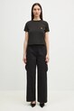 Pamučna majica Kenzo Pop FF52TS1674SO.99J crna