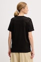 Odzież Kenzo t-shirt bawełniany FF52TS1684SO.99J czarny