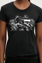 Бавовняна футболка MM6 Maison Margiela чорний S62GD0199.M20108.899