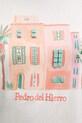 Pedro del Hierro t-shirt bawełniany 4539636 biały