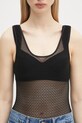 Боди Anine Bing Alysha Bodysuit черен A.10.10685