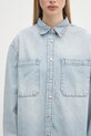 Джинсова сорочка Anine Bing Dante Shirt блакитний A.07.10239