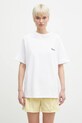 Βαμβακερό μπλουζάκι Fiorucci Logo Print Regular Fit βαμβάκι λευκό U02SPTSH323CJ01WH05