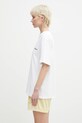 Βαμβακερό μπλουζάκι Fiorucci Logo Print Regular Fit U02SPTSH323CJ01WH05 λευκό SS25