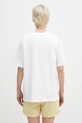 Ρούχα Βαμβακερό μπλουζάκι Fiorucci Logo Print Regular Fit U02SPTSH323CJ01WH05 λευκό