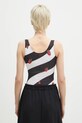 Clothing Fiorucci bodysuit Striped Raspberry Print W02SPTBO292LY01MU01 black