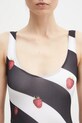 Боді Fiorucci Striped Raspberry Print чорний W02SPTBO292LY01MU01