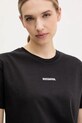 Rossignol t-shirt bawełniany Presset czarny RLNWY14