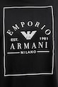 Bombažna kratka majica Emporio Armani Underwear črna EW000553.AF10887