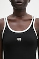 Wales Bonner top Sonic Vest nero WS25JE38.JE02.999
