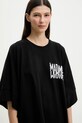 MMC STUDIO tricou din bumbac negru LE.MADAME
