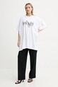 MMC STUDIO tricou din bumbac TIGER alb SS25
