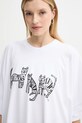 MMC STUDIO tricou din bumbac TIGER alb
