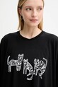 MMC STUDIO t-shirt bawełniany TIGER czarny