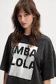 Bavlněné tričko Bimba Y Lola 251BR7434.10035 šedá