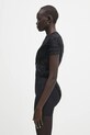 Marine Serre body Draped Jersey Knotted WTO430A.RJER0018 negru SS25