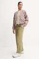 Picture maglietta con aggiunta di lino Hampy WTS0570 beige SS25