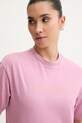 Picture t-shirt in cotone Zolara rosa WTS0572