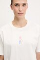 Picture t-shirt bawełniany Keynee biały WTS0592