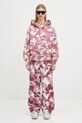 Bavlněné tričko A Bathing Ape Map Camo Oversized 1L30209001 růžová