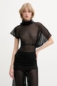 Блузка Rick Owens Lilies casual чёрный LI01E4205OT